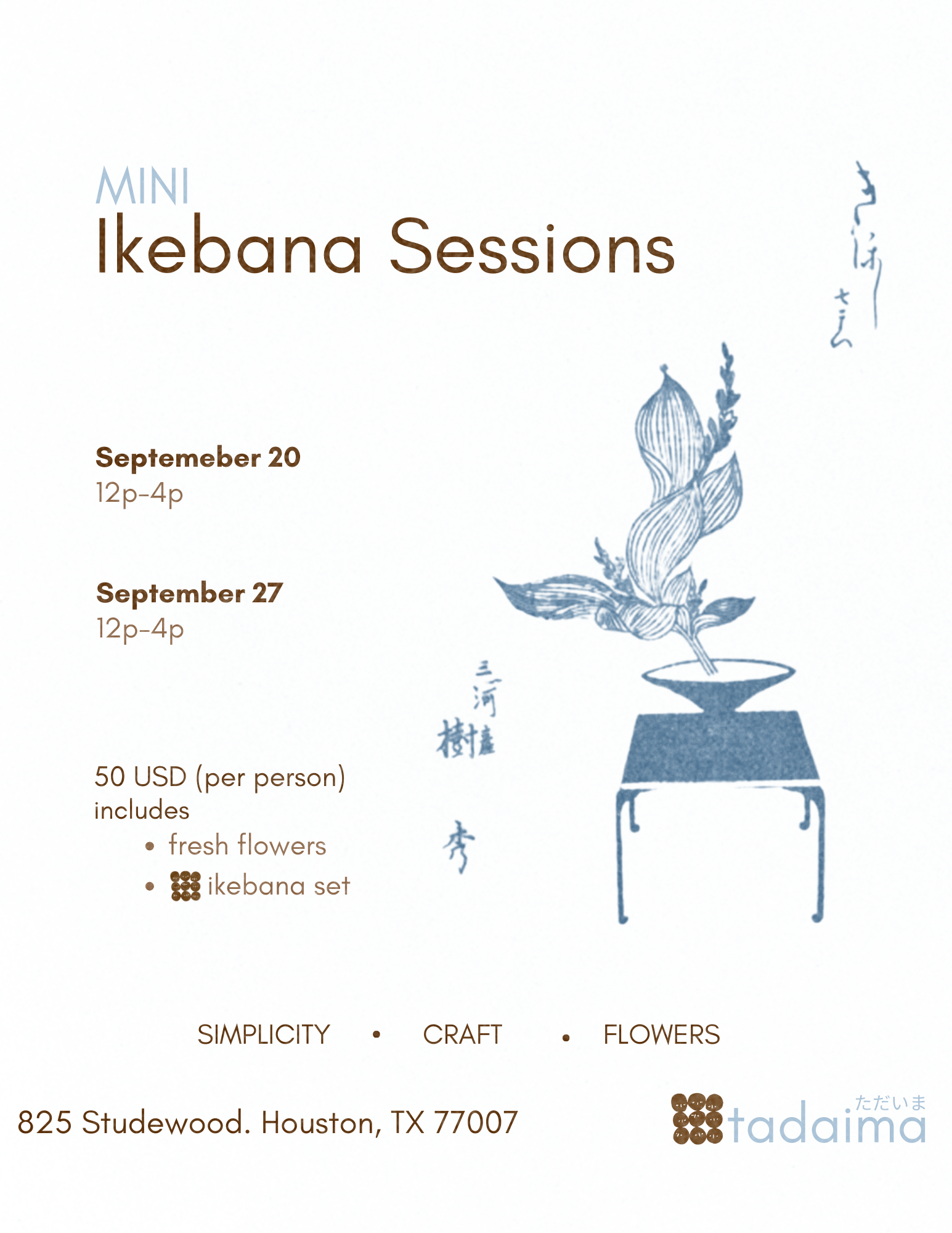 Mini Ikebana Sessions