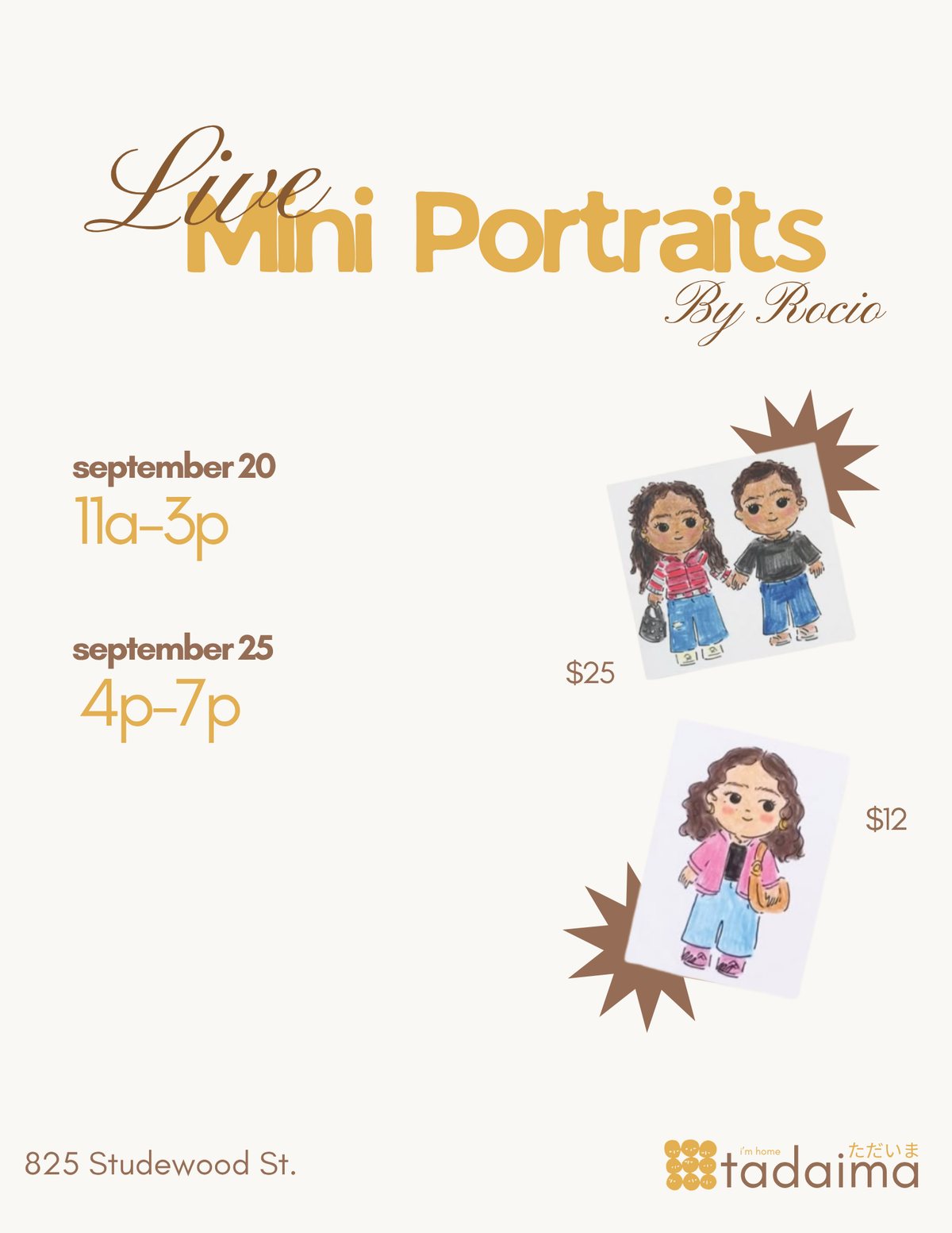 Live Mini Portraits