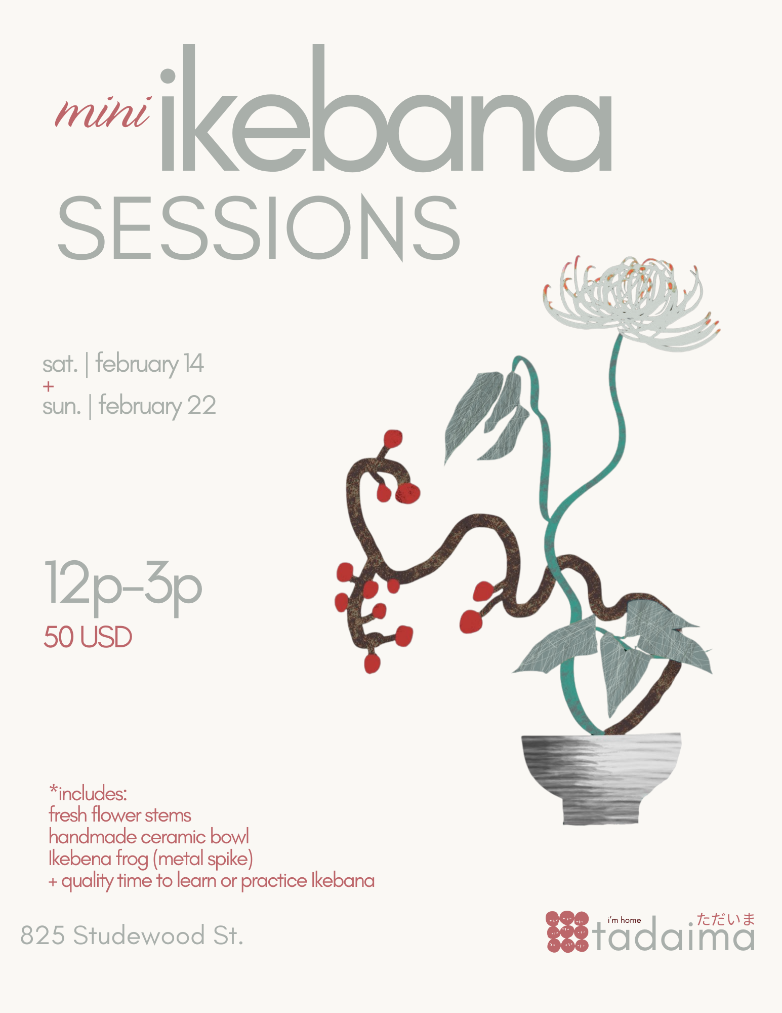 Mini ikebana sessions
