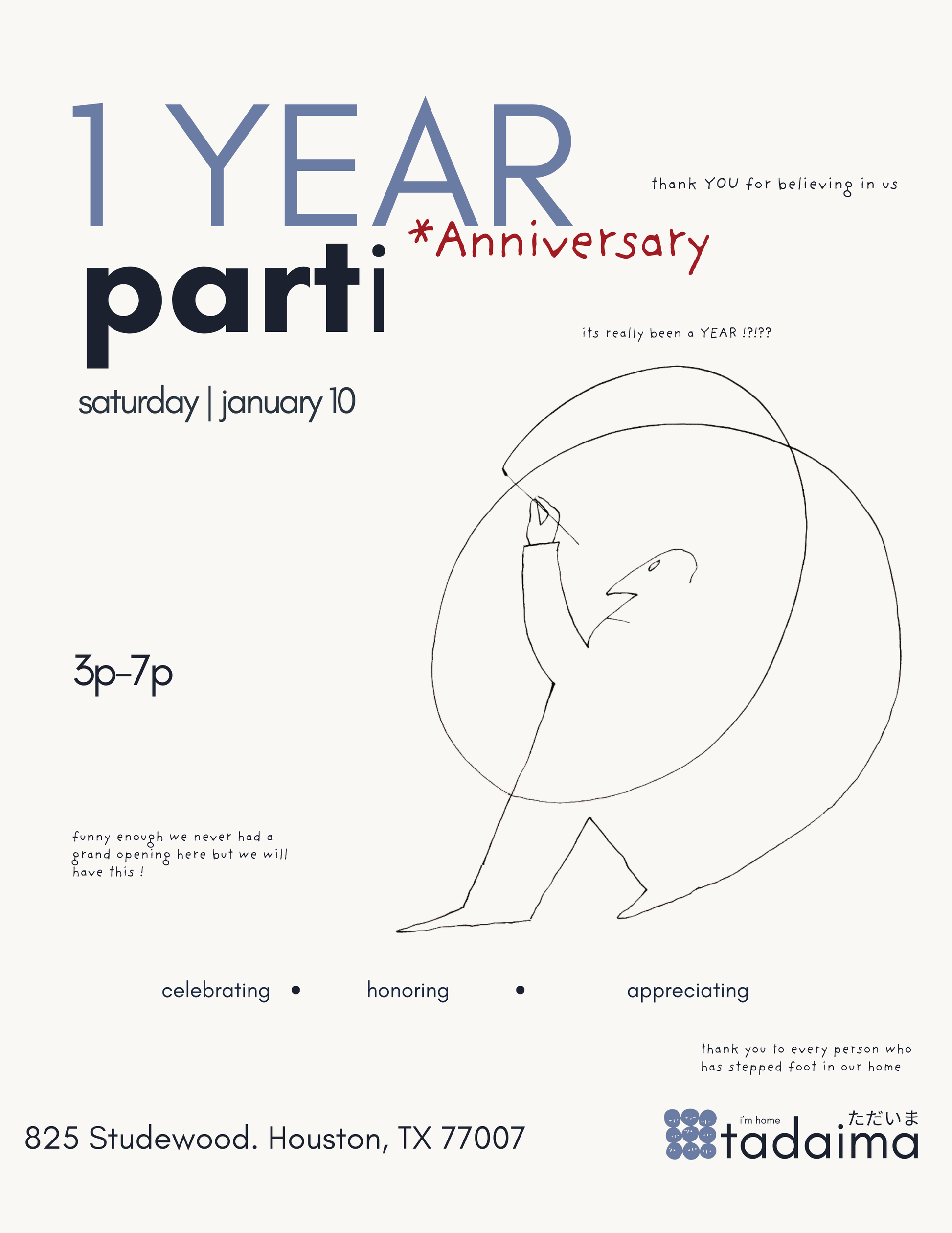 1 Year Anniversary Party!
