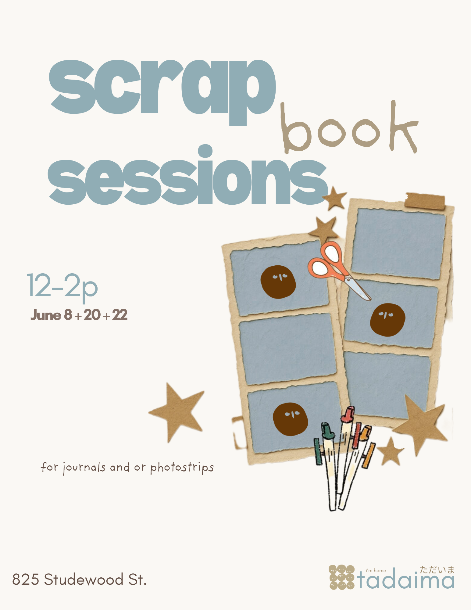scrap book sessions