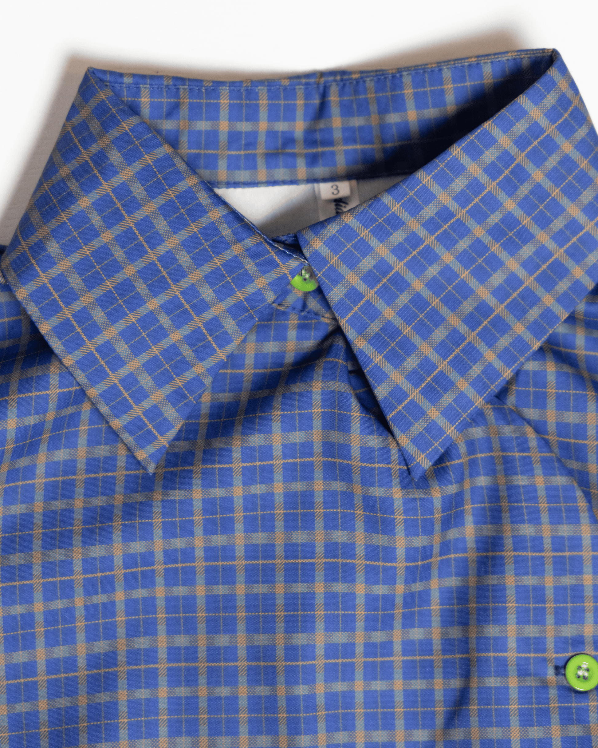 double breasted plaid shirt
