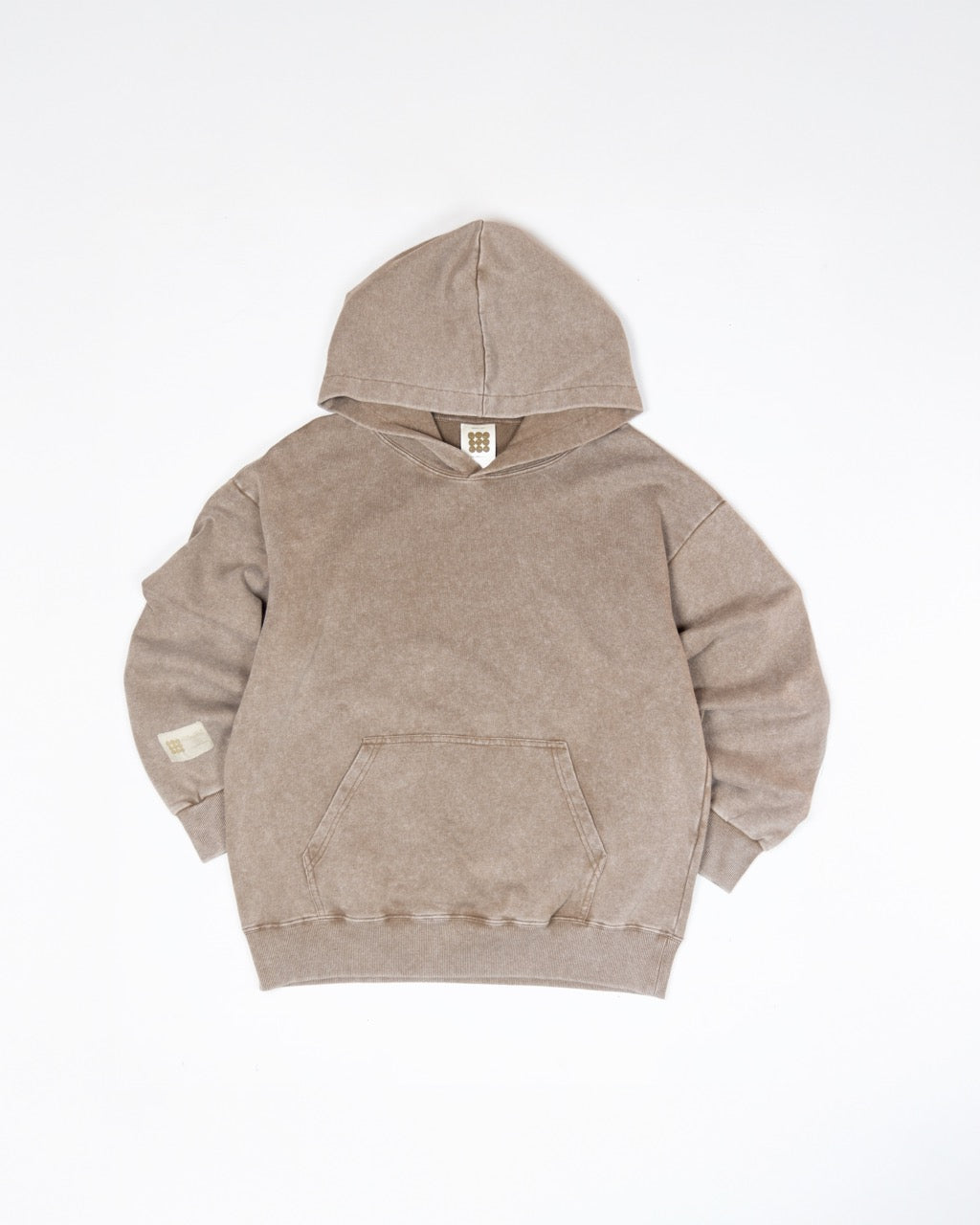 core sepia brown hoodi