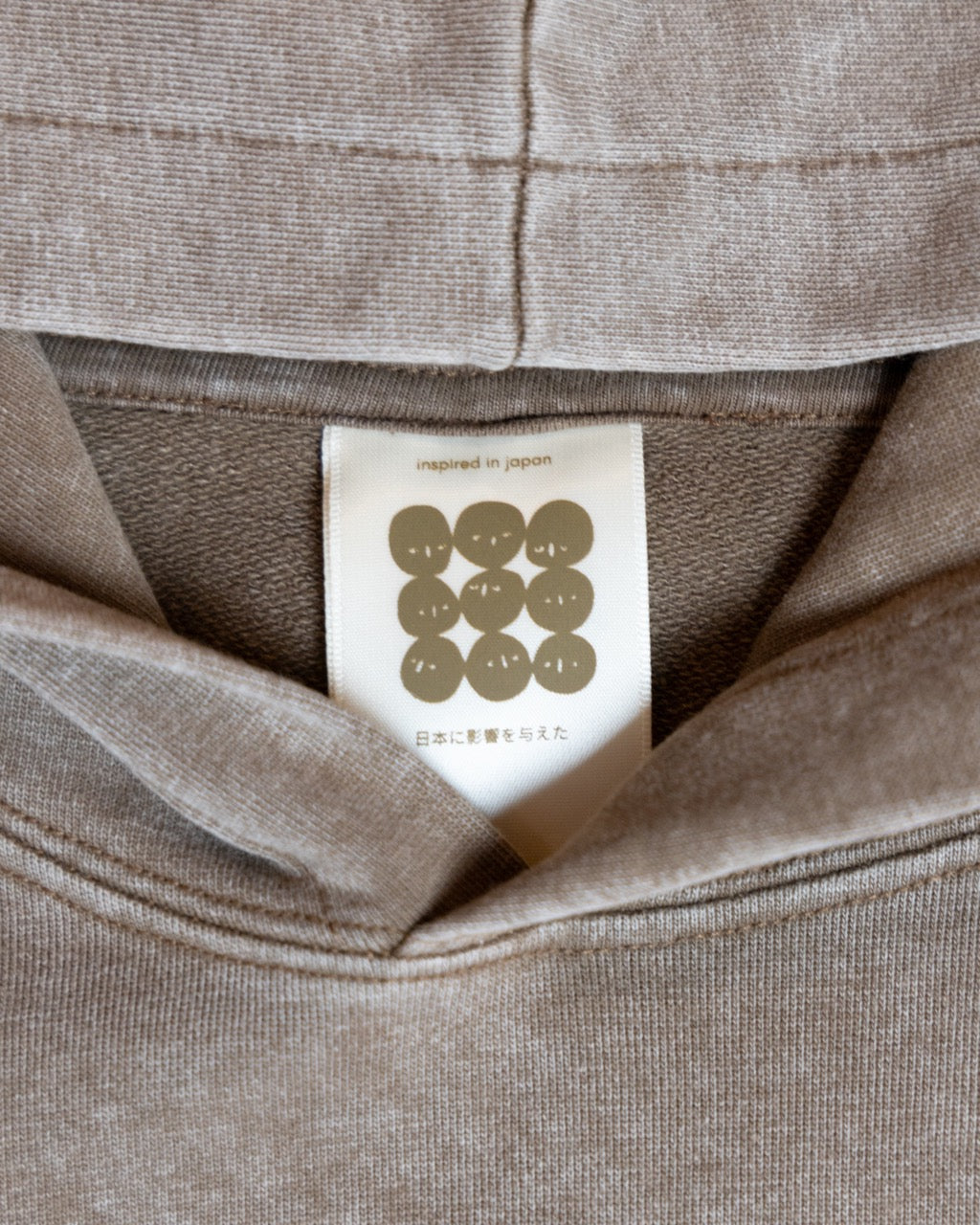 core sepia brown hoodi