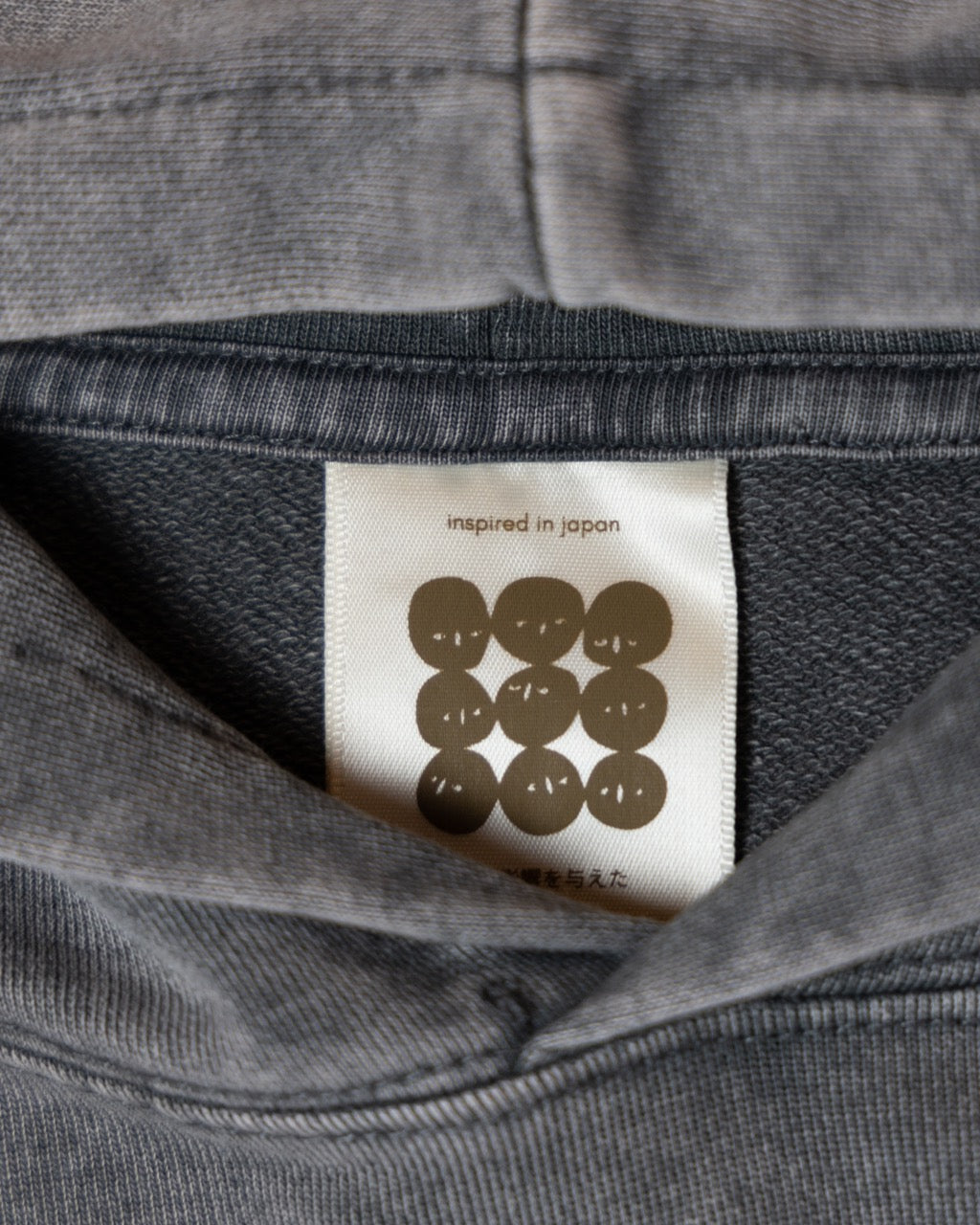 core muted gray hoodi