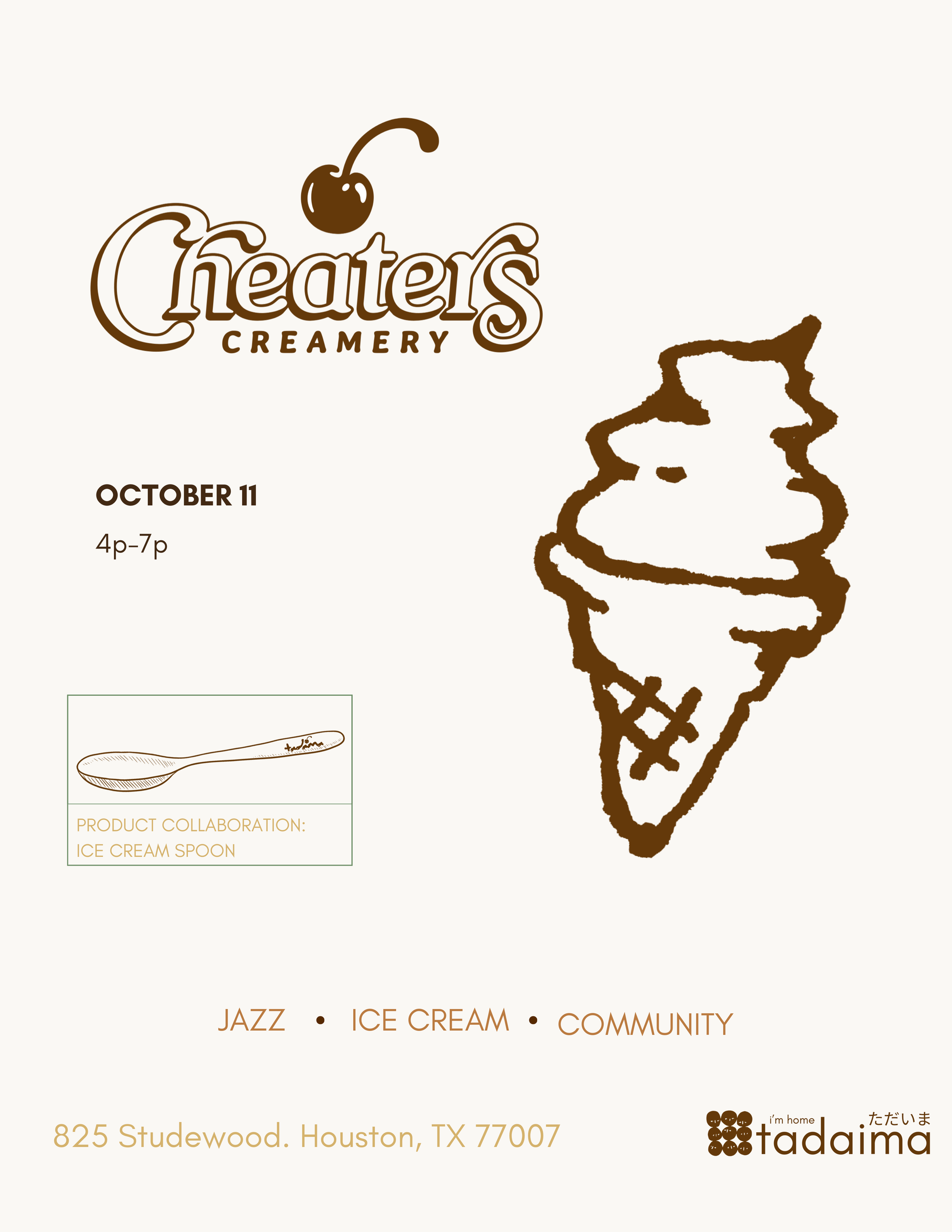 CHEATERS CREAMERY PRESENTS ICE CREAM SOCIAL